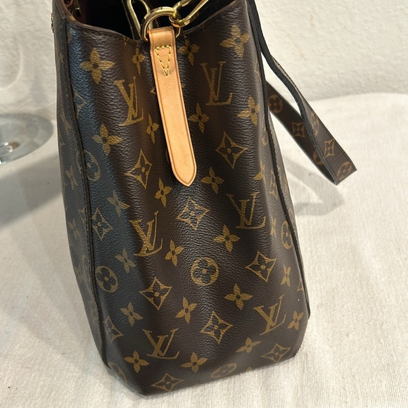 Authentic Louis Vuitton Montaigne Handbag Monogram Canvas GM Brown+ COA - Picture 7 of 16